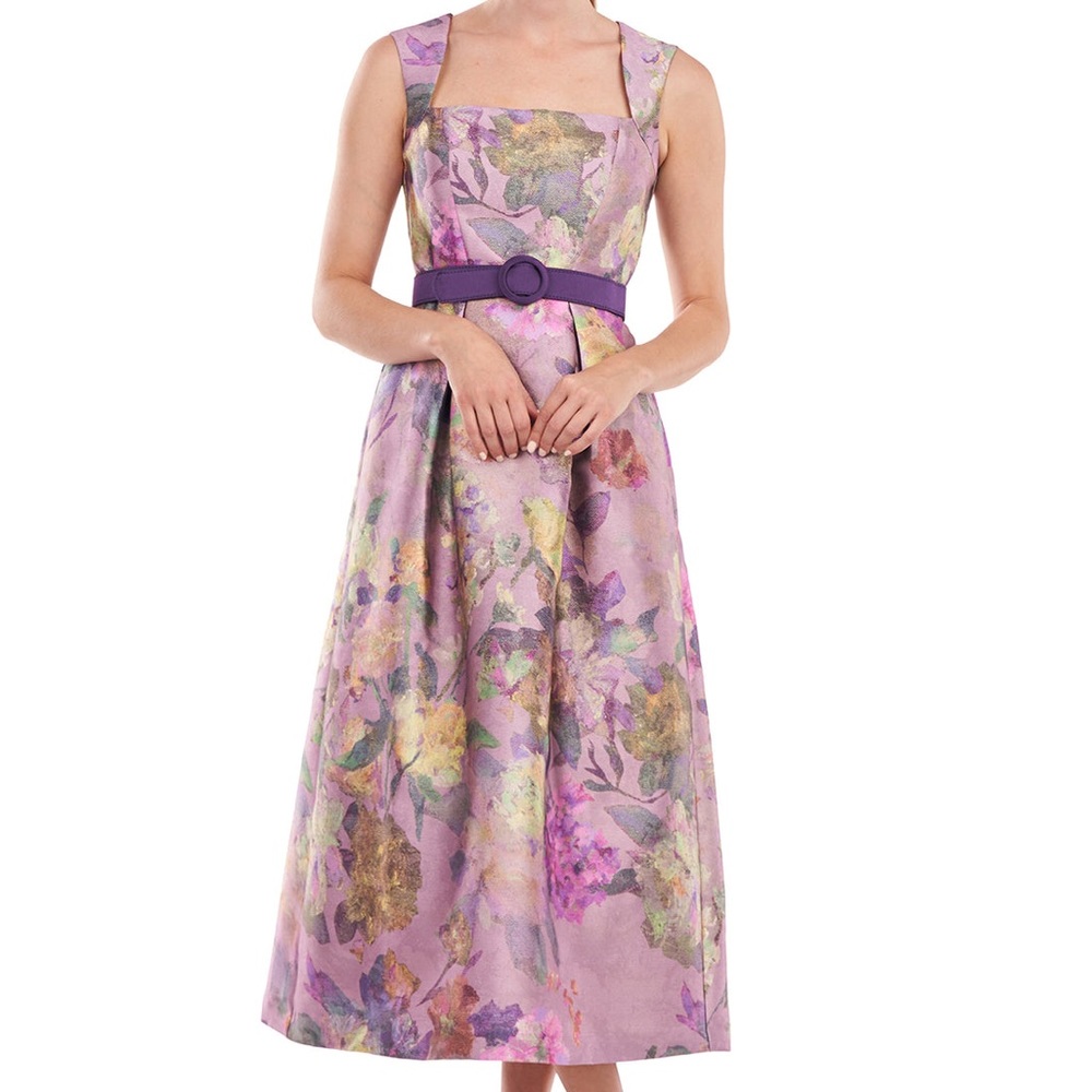Brand new! Kay Unger ALORA TEA LENGTH DRESS Size 10